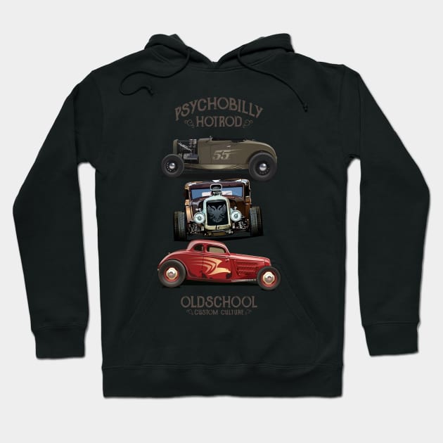 Hot Rods Hoodie by Akira31